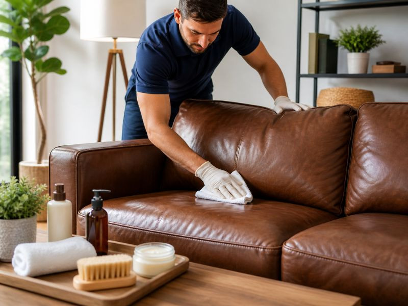 How to Clean and Protect a Leather Couch the Right Way