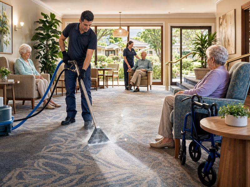 Carpet Cleaning for Retirement Villages and Aged Care Facilities in Perth