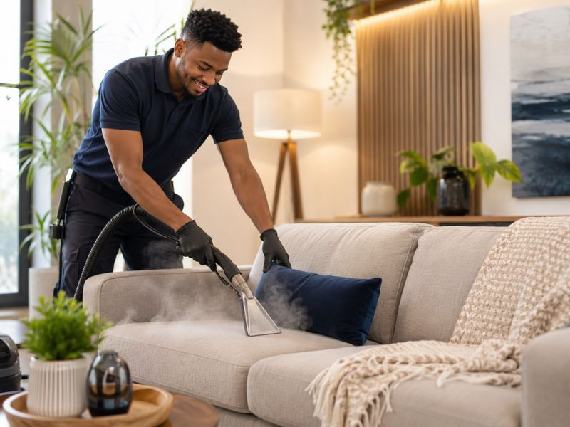 Professional Couch Steam Cleaning in Perth: Removing Deep Dirt, Oils and Odours